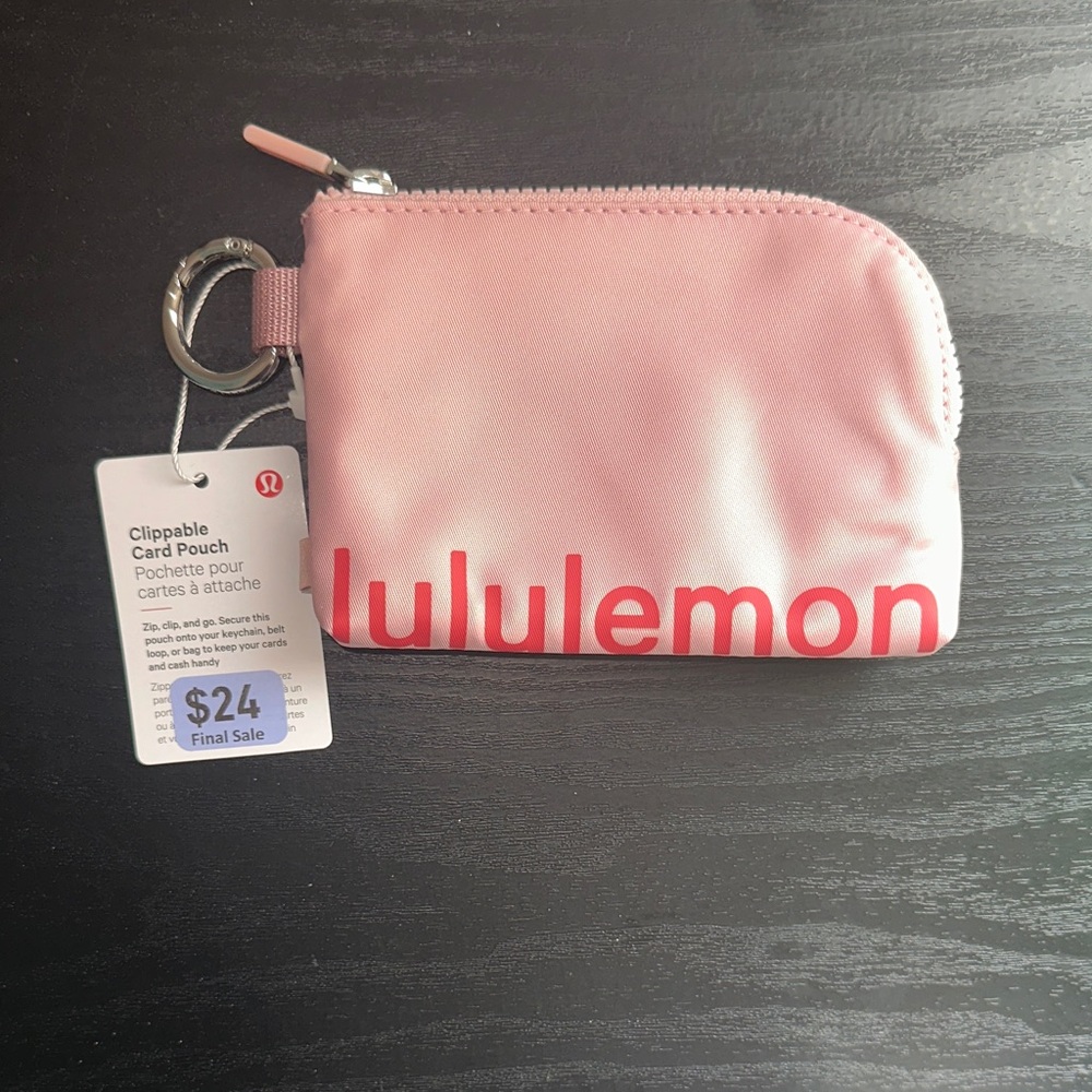 lululemon athletica Pink Card Pouch
